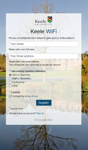 Visitor Login
